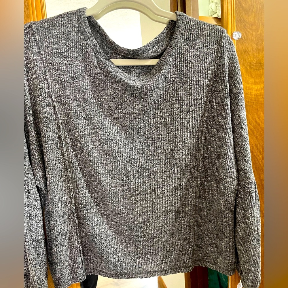 Casual cropped sweater